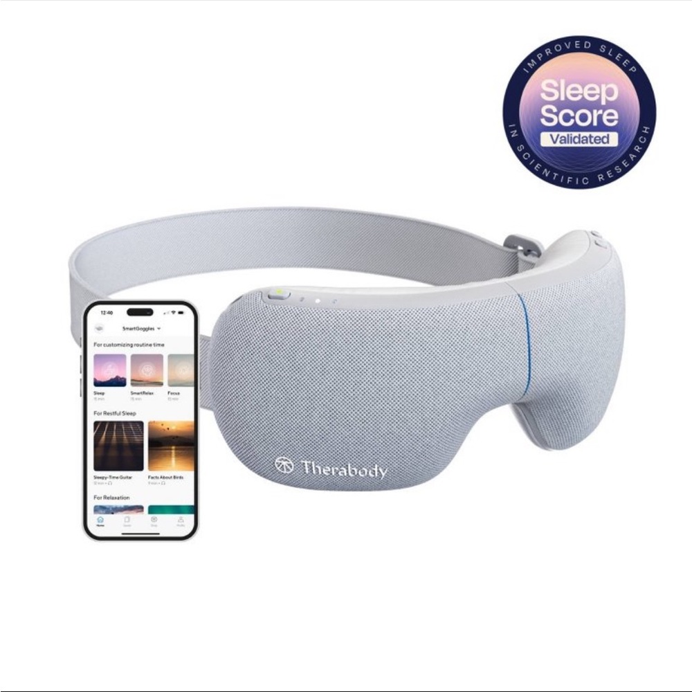 NIB Therabody SmartGoggles Heated Eye & Temple Massager (1st Generation)